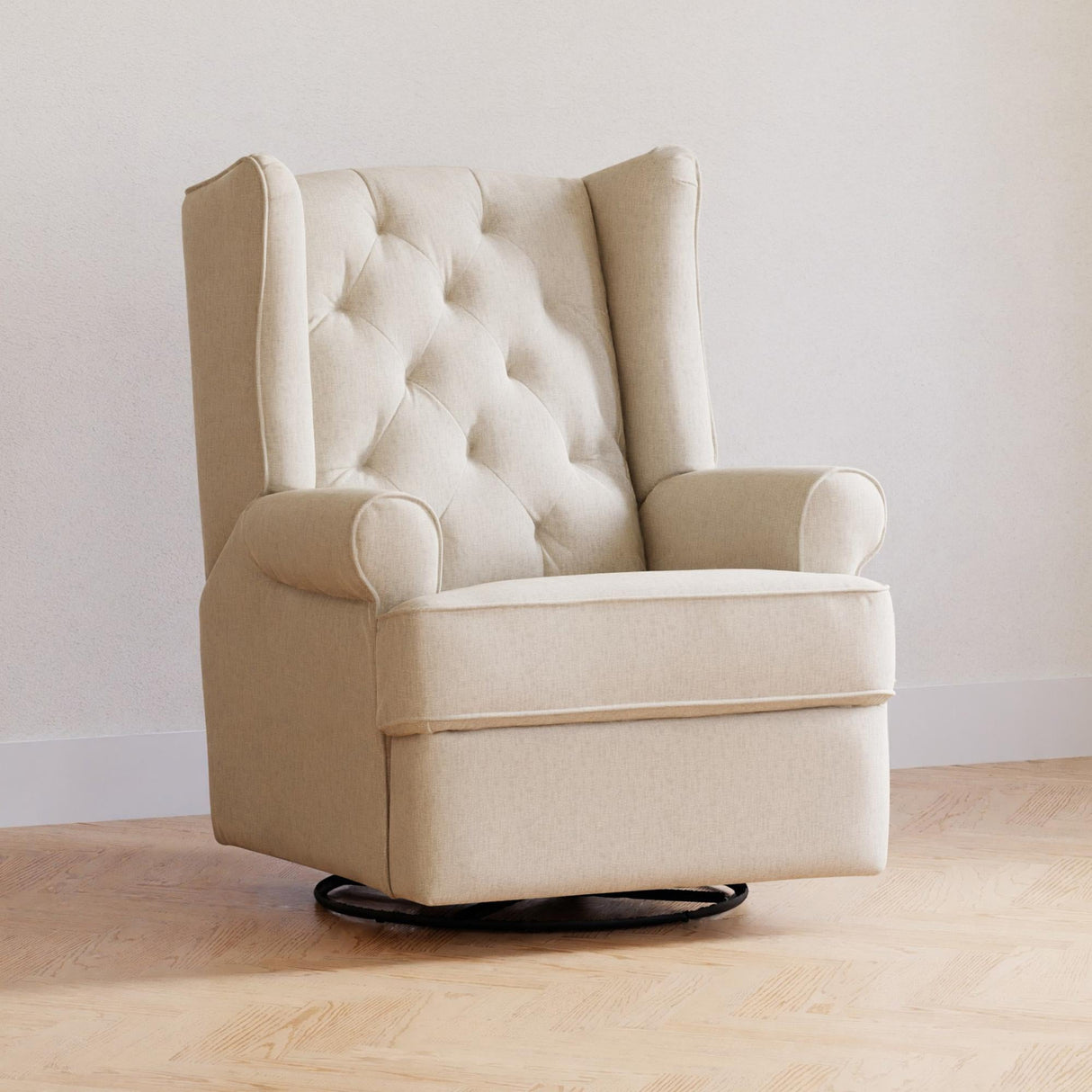 Namesake Harbour Electronic Recliner and Swivel Glider in Eco-Performance Fabric with USB port | Water Repellent & Stain Resistant