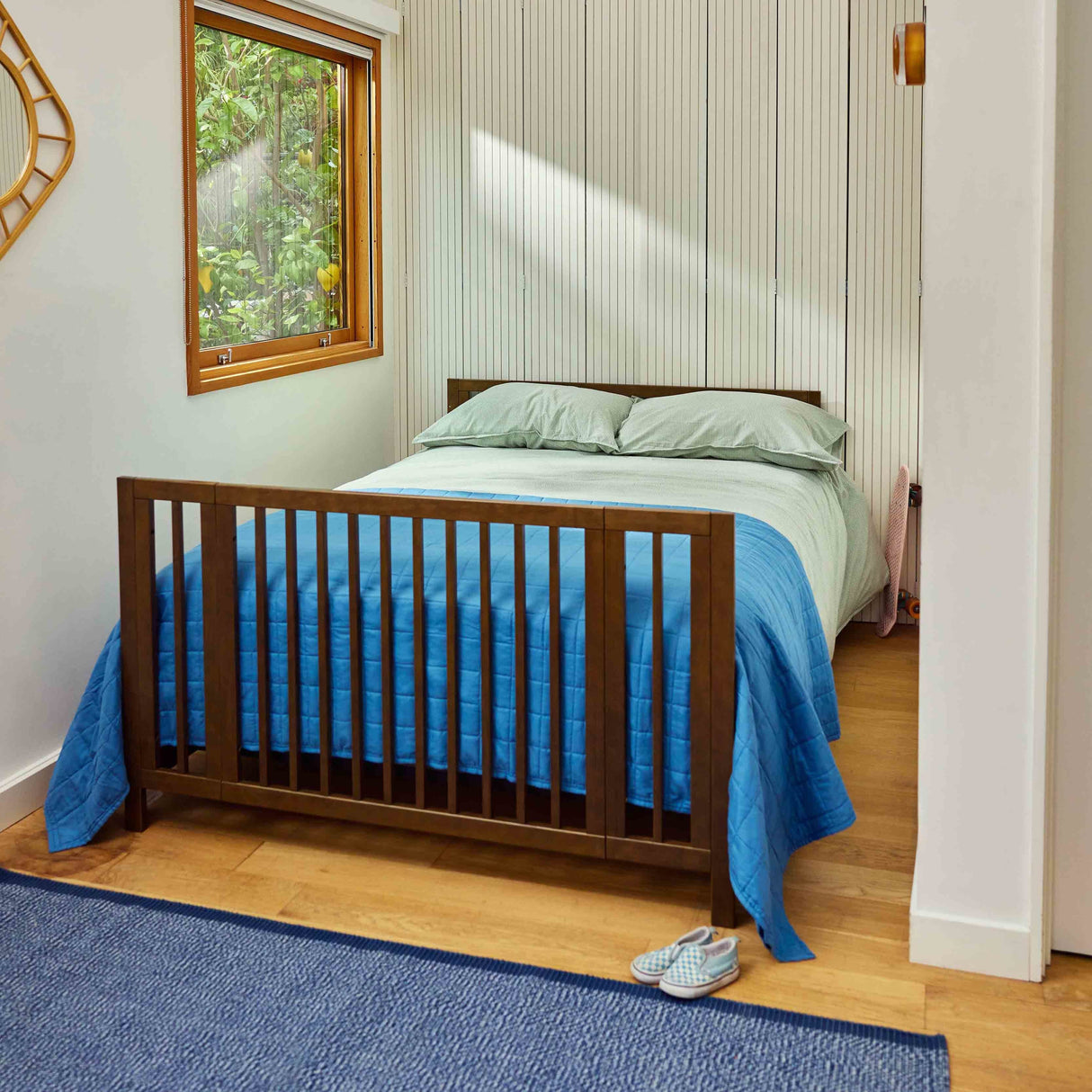 Babyletto Rolli 9-in-1 Convertible All-Stages Crib with Bassinet & Toddler Bed Conversion Kits