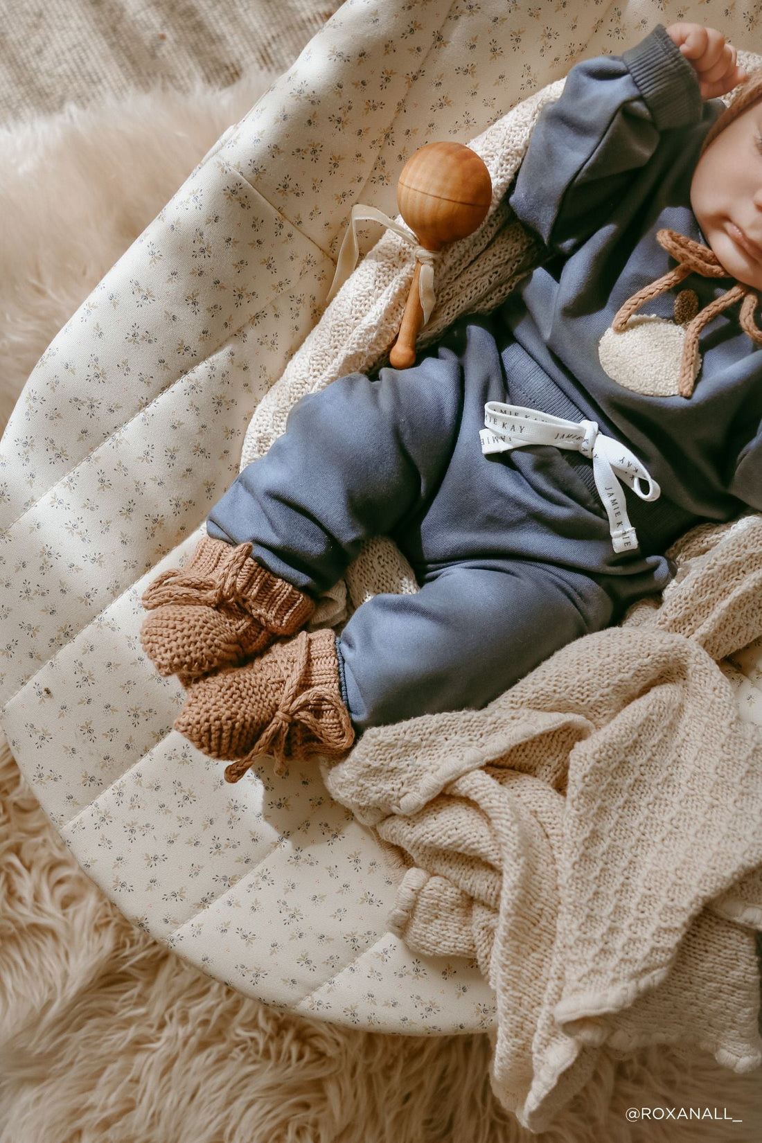 Organic Cotton Morgan Track Pant - Smoke by Jamie Kay