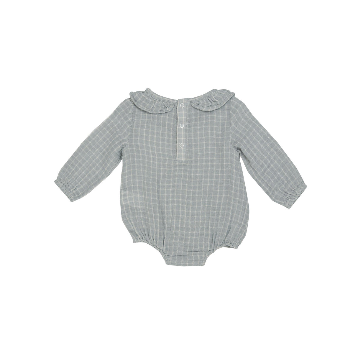 Ruffle Collar Bubble - Grey Grid by Angel Dear