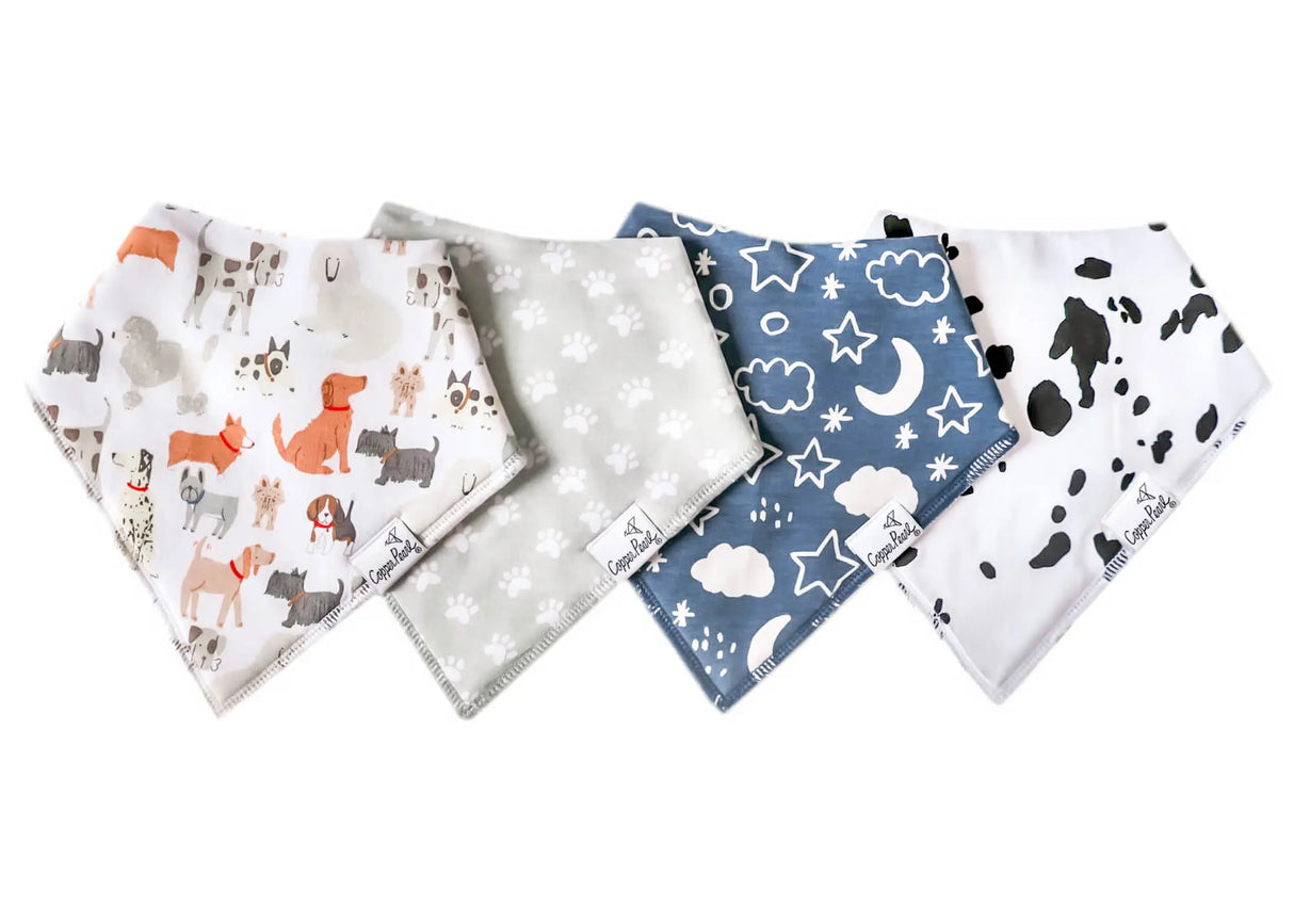 Baby Bandana Bib Set - Rufus by Copper Pearl