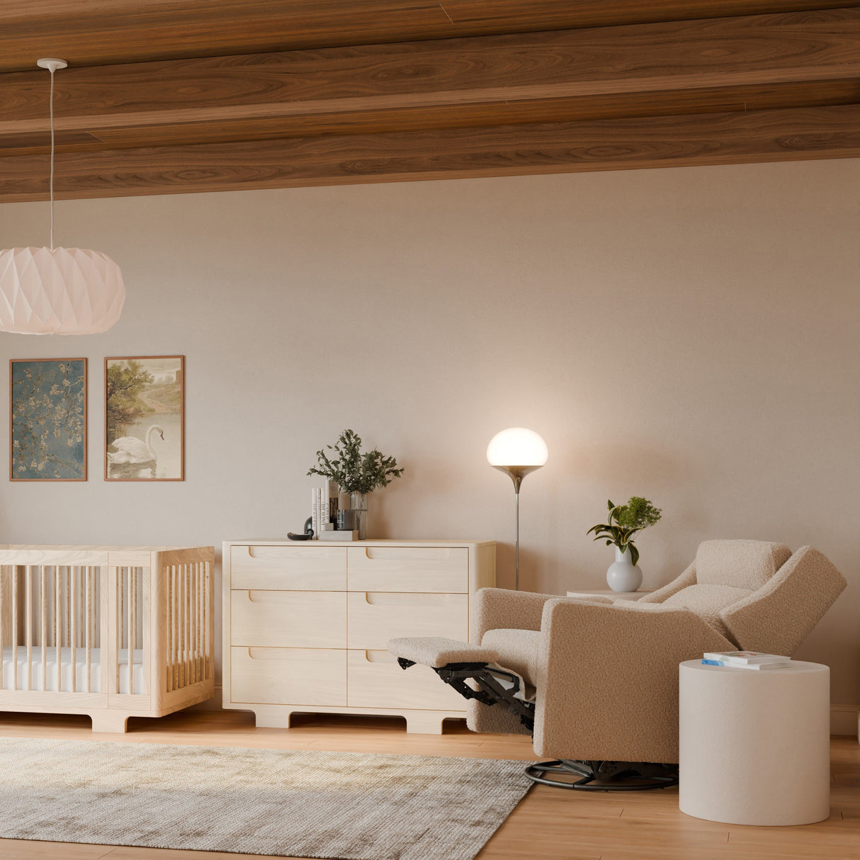 Babyletto Kiwi Plus Power Recliner and Swivel Glider with Power Adjustable Headrest and USB Port