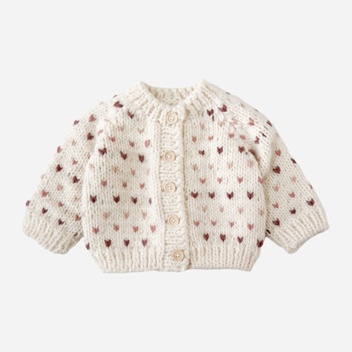 Sawyer Cardigan, Mauve by The Blueberry Hill