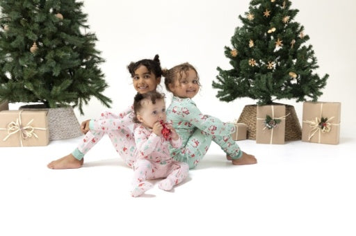 Angel Dear Golfing Santa and Elves Long Sleeve Loungewear Set