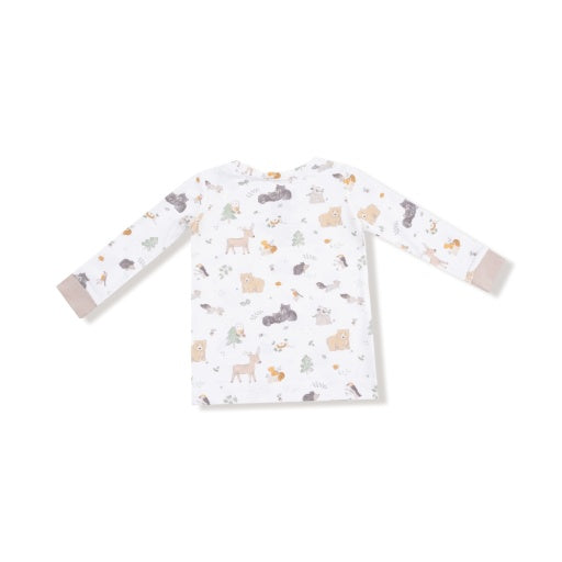 Woodland Babies L/S Loungewear Set by Angel Dear