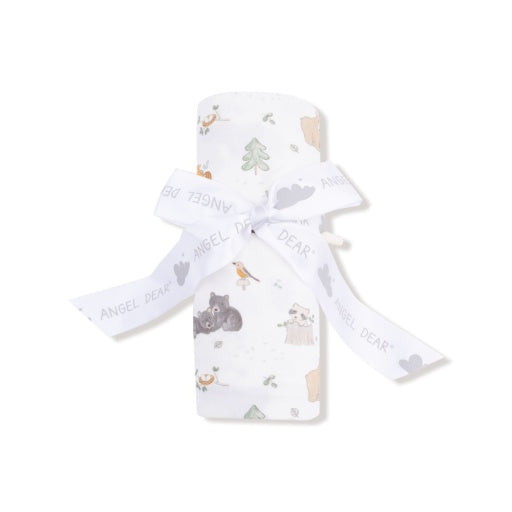 Angel Dear Woodland Babies Swaddle Blanket