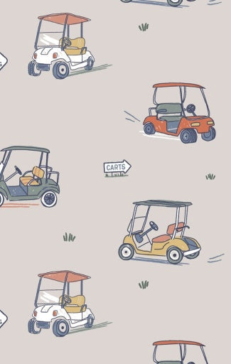 Angel Dear Zooming Golf Carts 2-Way Zipper Footie