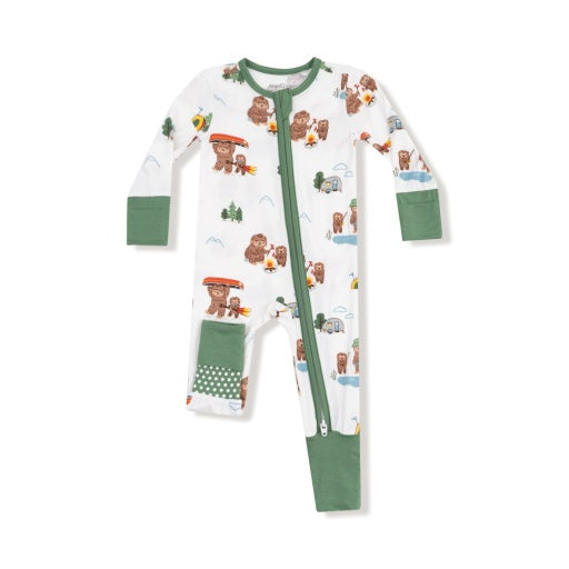 Angel Dear Bigfoot Camping 2-Way Zipper Romper