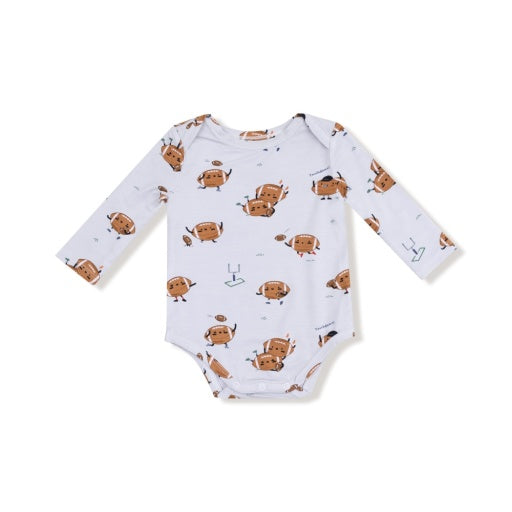 Angel Dear Footballs Playing Football Lap Shoulder Bodysuit