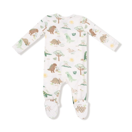 Angel Dear Baby Love Dinos 2-Way Zipper Footie