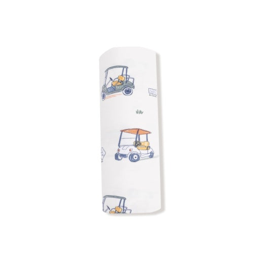 Angel Dear Zooming Golf Carts Swaddle Blanket