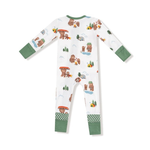 Angel Dear Bigfoot Camping 2-Way Zipper Romper