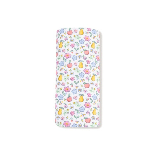 Angel Dear Fall Fruit Floral Swaddle Blanket
