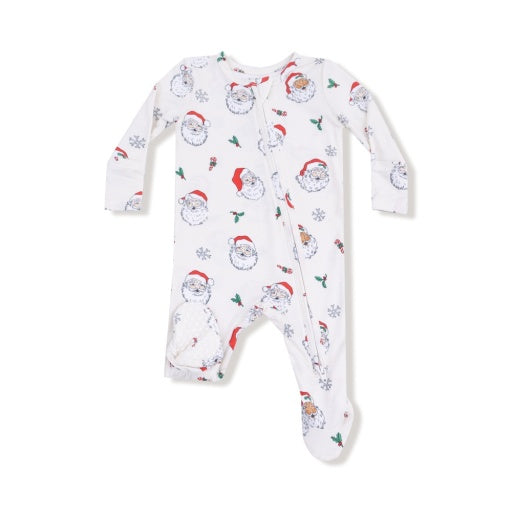 Angel Dear Vintage Santas 2-Way Zipper Footie