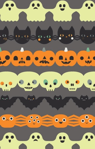 Angel Dear Halloween Paper Garland Glow In The Dark 2-Way Zipper Romper