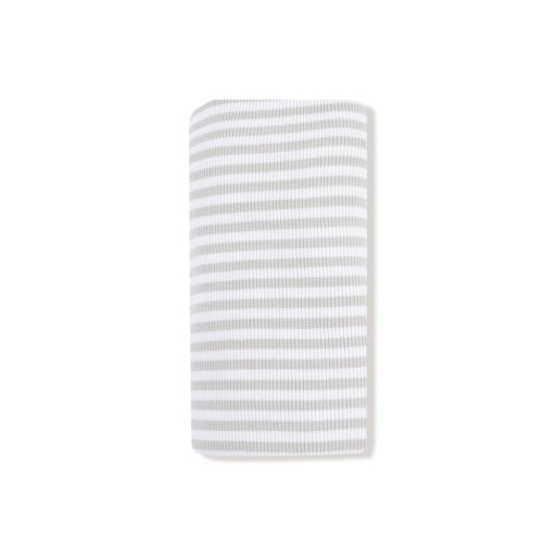 Angel Dear Basics Stripe Mineral Grey/White Swaddle Blanket