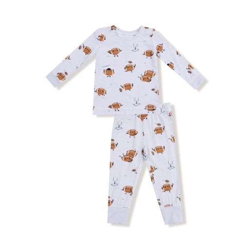 Angel Dear Footballs Playing Football Long Sleeve Loungewear Set