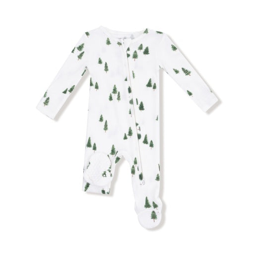 Tiny Forest 2-Way Zipper Footie by Angel Dear