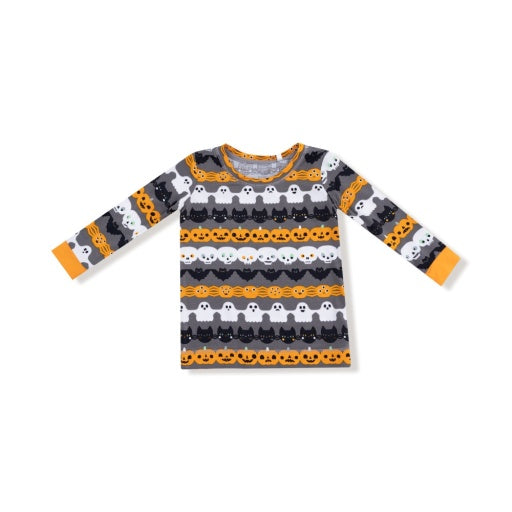 Angel Dear Halloween Paper Garland Glow In The Dark Long Sleeve Loungewear Set