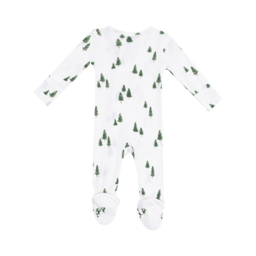 Tiny Forest 2-Way Zipper Footie by Angel Dear