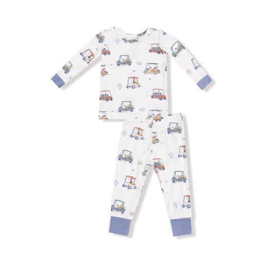 Angel Dear Zooming Golf Carts Long Sleeve Loungewear Set