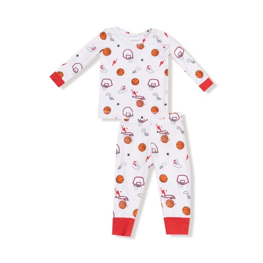 Angel Dear Basketball Uni- Long Sleeve Loungewear Set