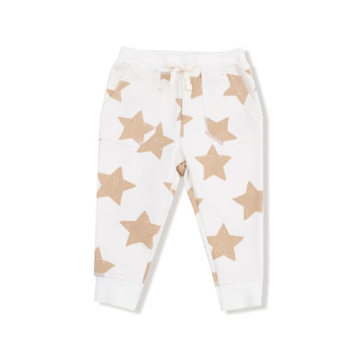 Angel Dear French Terry Stars Raglan Sweatshirt + Jogger Set