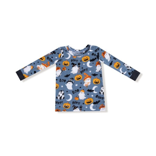 Angel Dear Costumed Ghosts Glow In The Dark Long Sleeve Loungewear Set