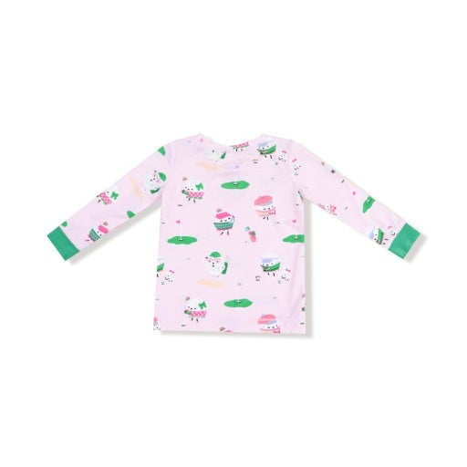 Angel Dear Golf Pros Girl Long Sleeve Loungewear Set