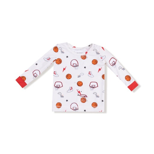 Angel Dear Basketball Uni- Long Sleeve Loungewear Set