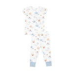 Short Sleeve Lounge Wear Set - Cute Ocean by Angel Dear