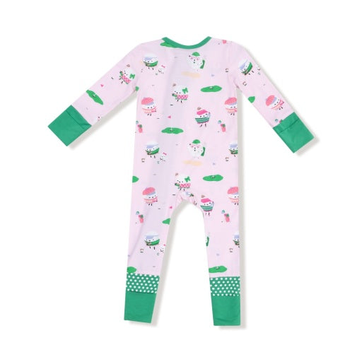 Angel Dear Golf Pros Girl 2-Way Zipper Romper