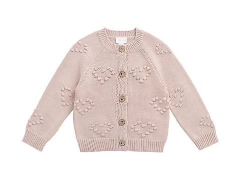 Gracie Cardigan | Shell Pink by Jamie Kay