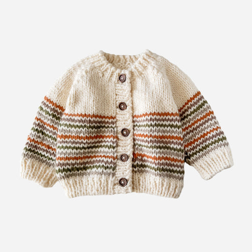 Woodland Stripe Cardigan by The Blueberry Hill