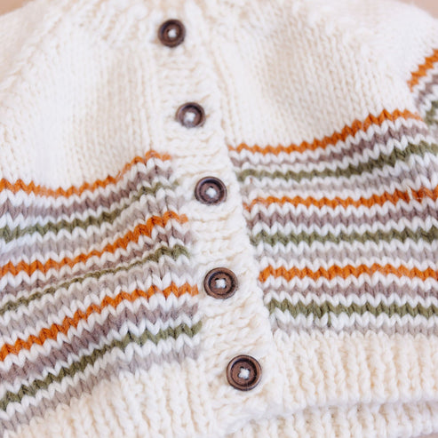 Woodland Stripe Cardigan by The Blueberry Hill