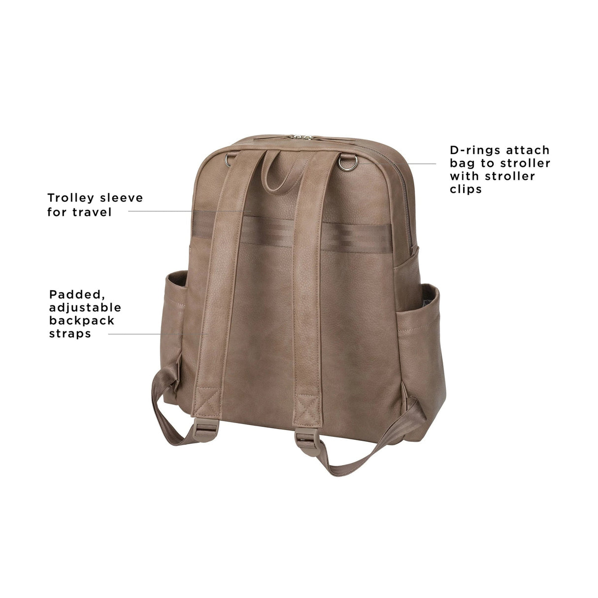 Sync Backpack in Mink by Petunia Pickle Bottom