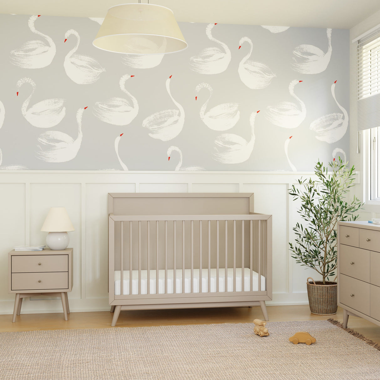 Babyletto Palma 4-in-1 Convertible Crib with Toddler Bed Conversion Kit