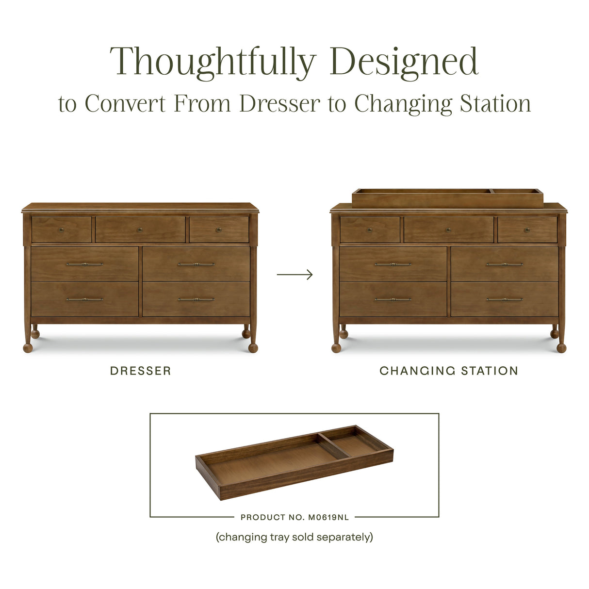 Namesake Alouette 7-Drawer Wide Dresser (56”)