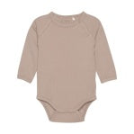 Long Sleeve Ribbed Bodysuit by Fixoni