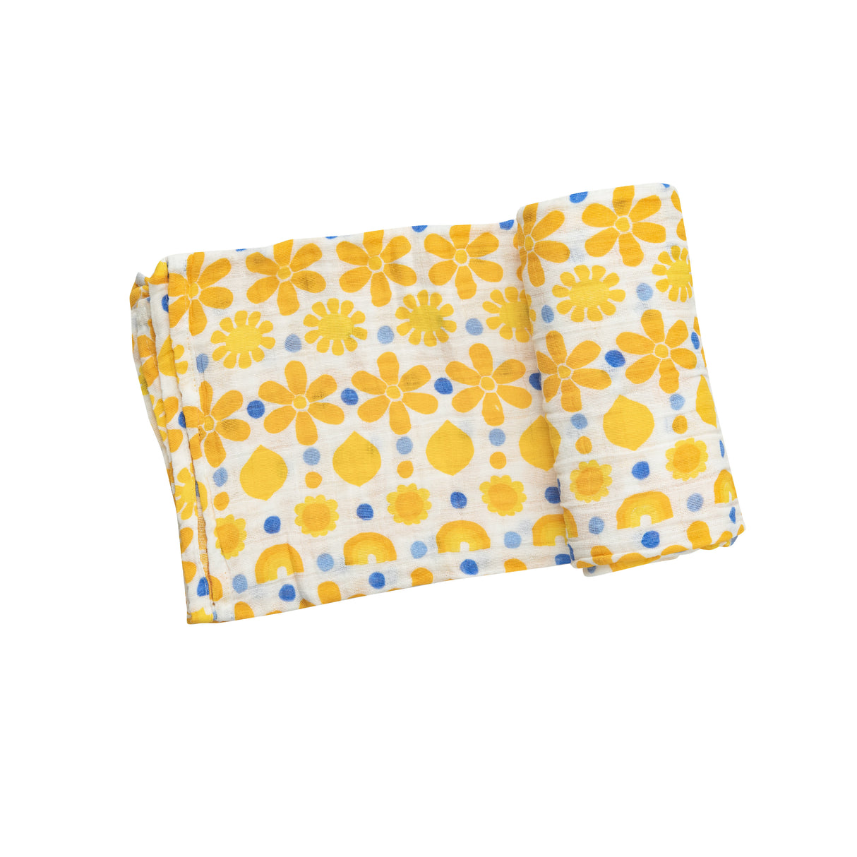 Swaddle Blanket - Sunny Lemon Geo by Angel Dear