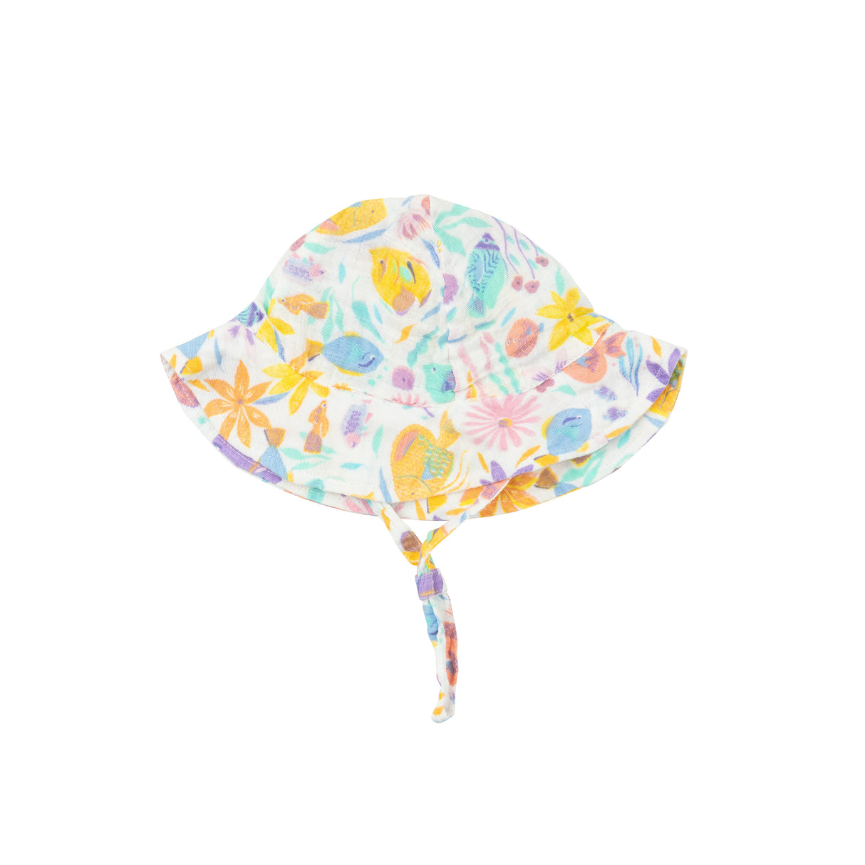 Sun Hat - Tropical Fish Floral by Angel Dear