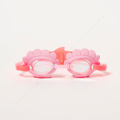 Melody the Mermaid Mini Swim Goggles Neon Strawberry by SUNNYLiFE