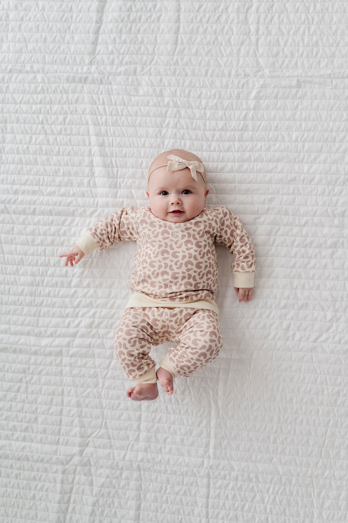 Fleece Sweatshirt - Lilac Leopard by babysprouts