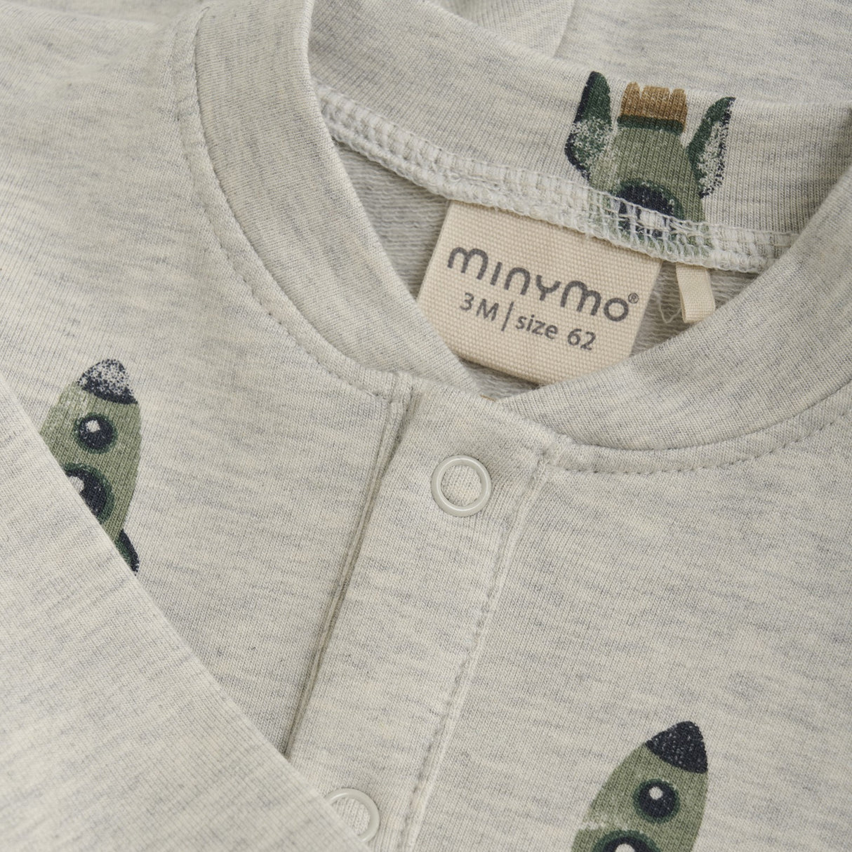 Aop Grey Jumpsuit by Minymo