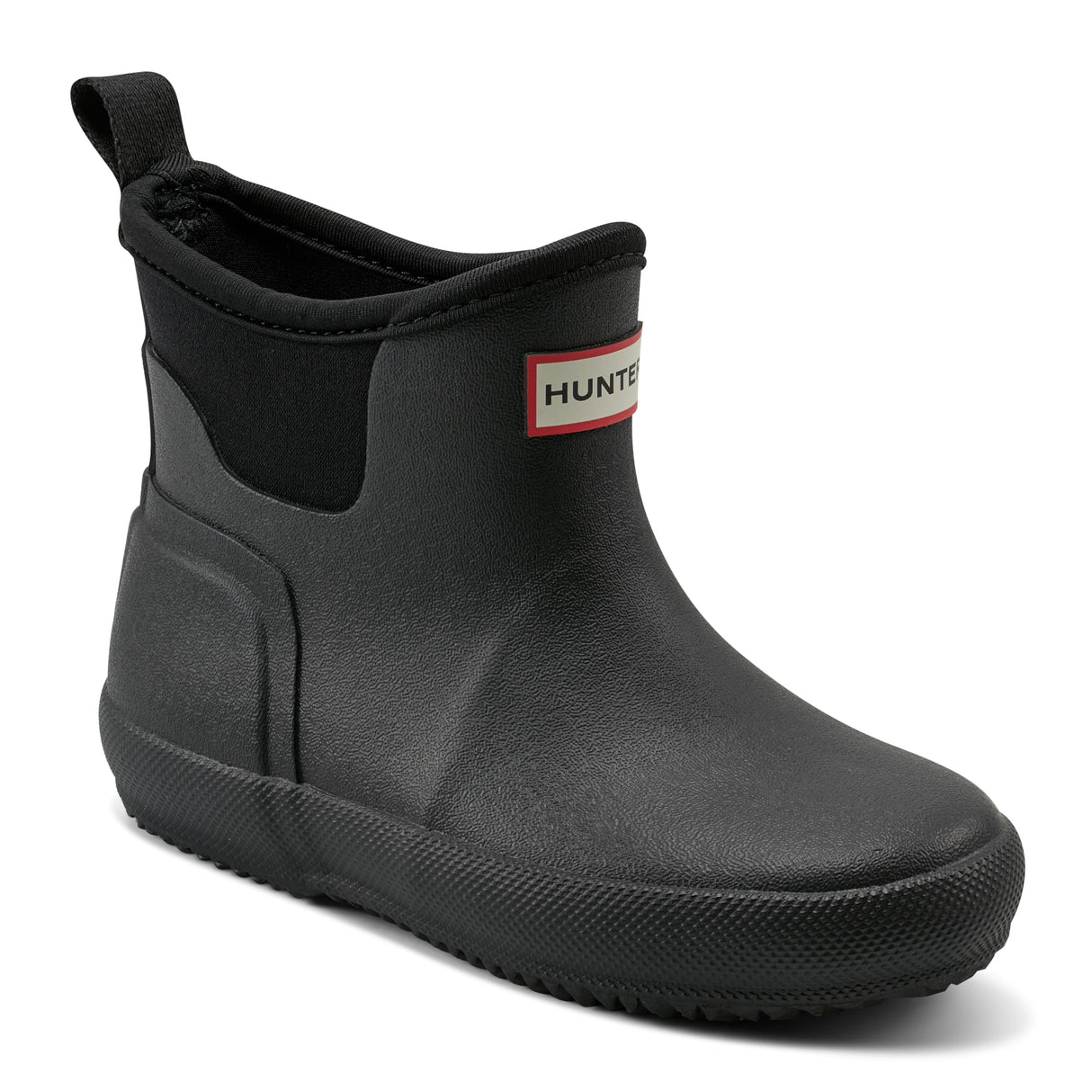 Little Kids Finley Pull On Waterproof Rain Boots - Black by Hunter Boots