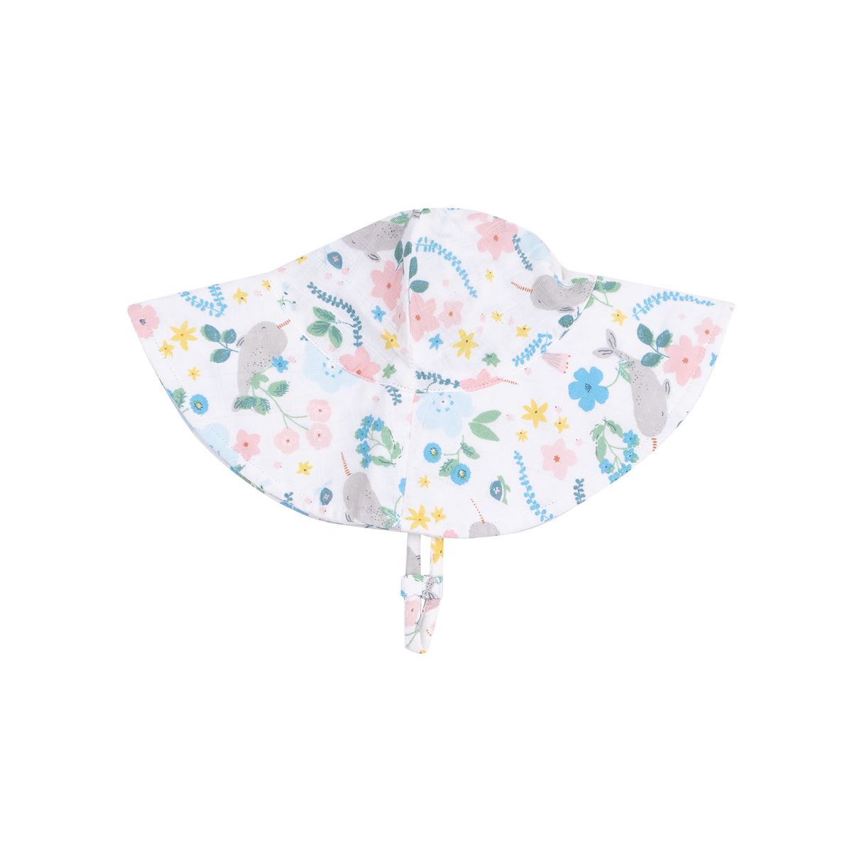Wide Brim Sunhat - Narwhal Floral by Angel Dear