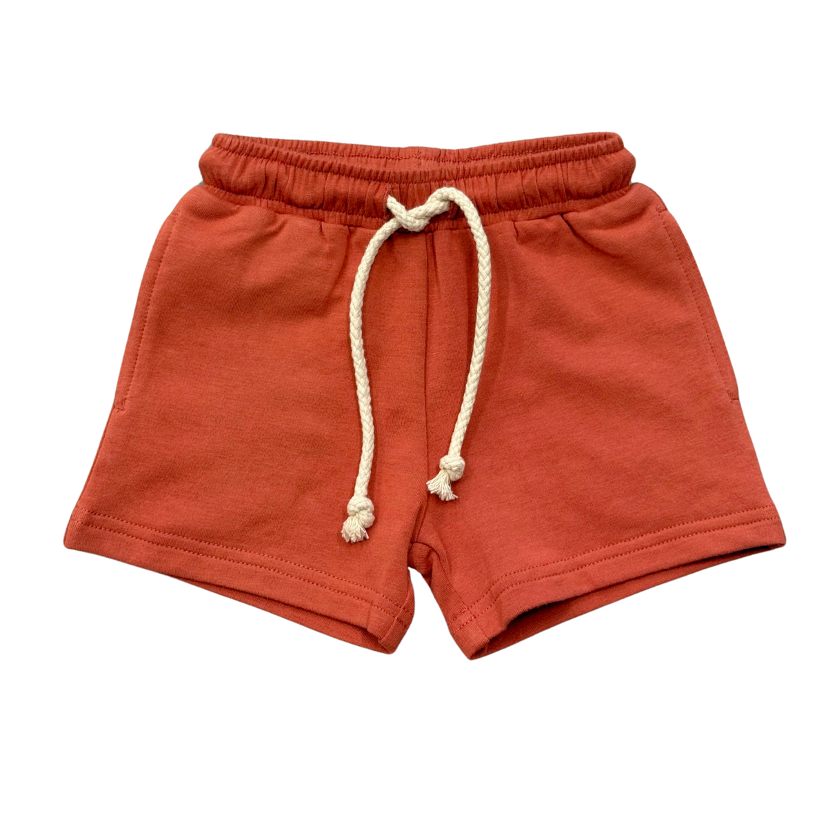 Boy's Everyday Shorts- Red by Babysprouts