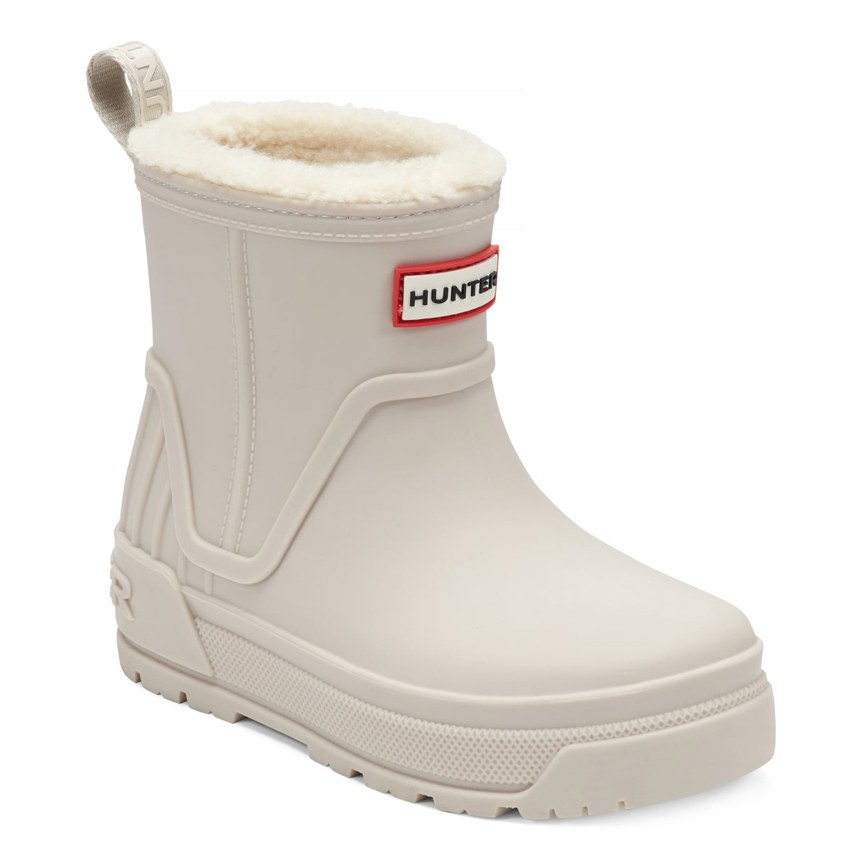 Little Kids Gracey Insulated Waterproof Boots- Light Gray by Hunter Boots