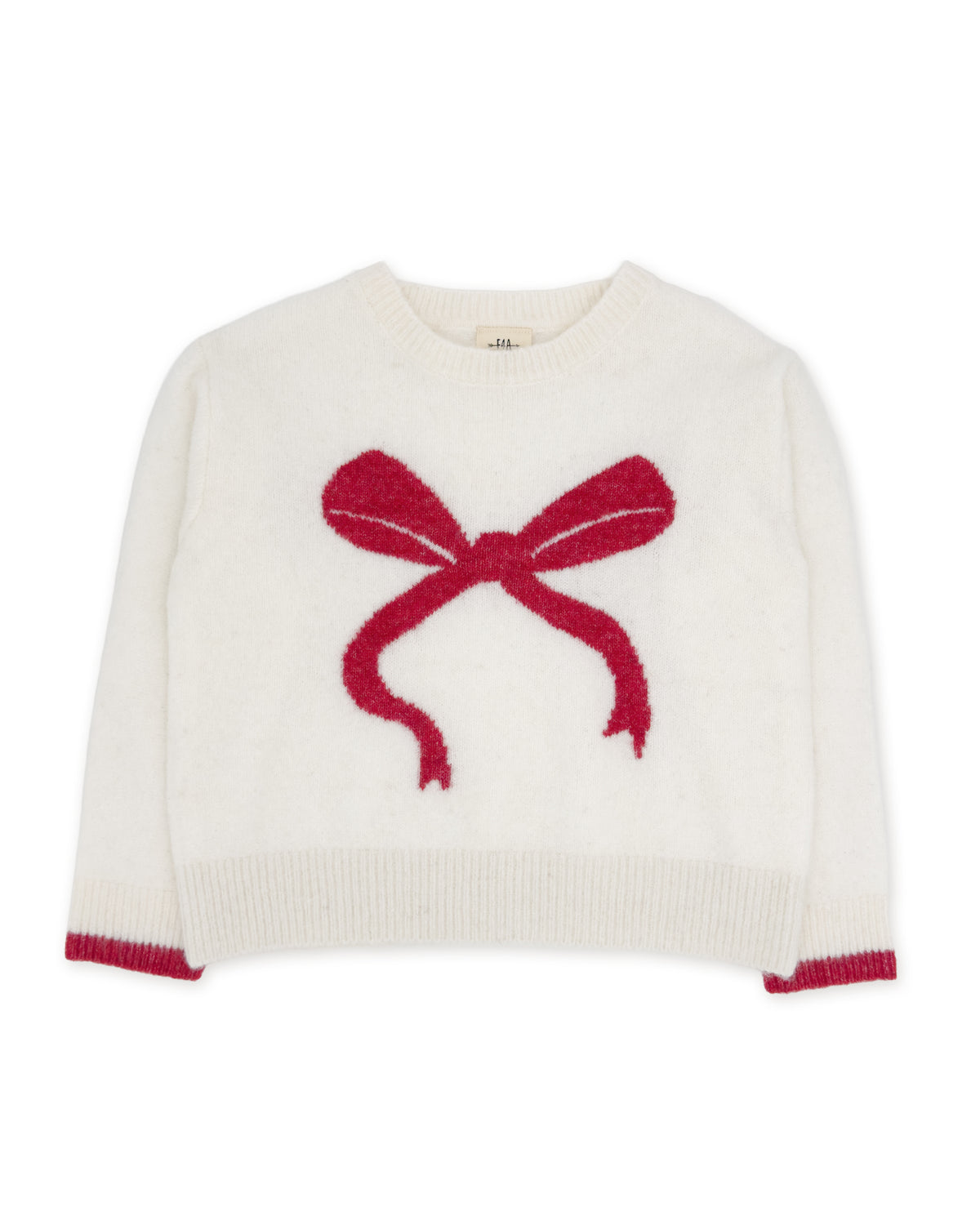 Camille Bow Sweater- Ivory by Feather 4 Arrow