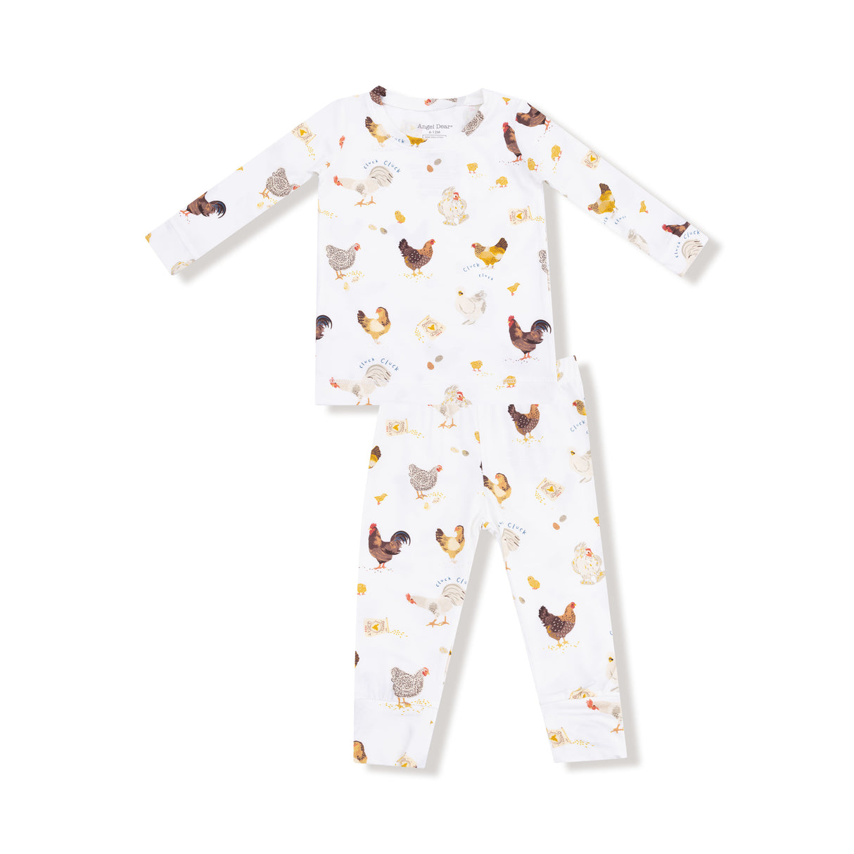 Collector Chickens - Unisex - L/s Loungewear Set by Angel Dear